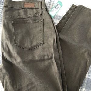 Lakeview Denim Olive Jeans 14 NWT